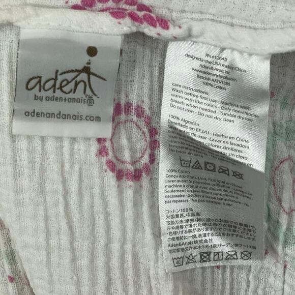 Aden + Anais and Haute Baby Swaddling Blankets Bamboo Lot of 3 Pink Floral - Picture 13 of 13